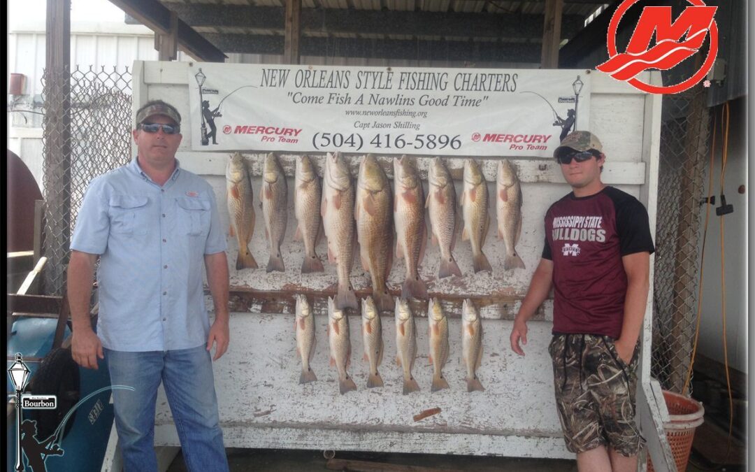 Summer Time Fishing Red Fish In New Orleans / New Orleans Fishing Report 7/9/15