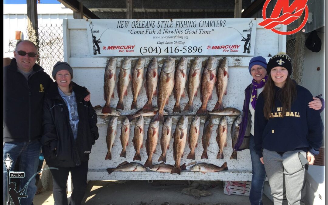 Winter Red Fish in New Orleans / New Orleans Fishing Report 1/24/16