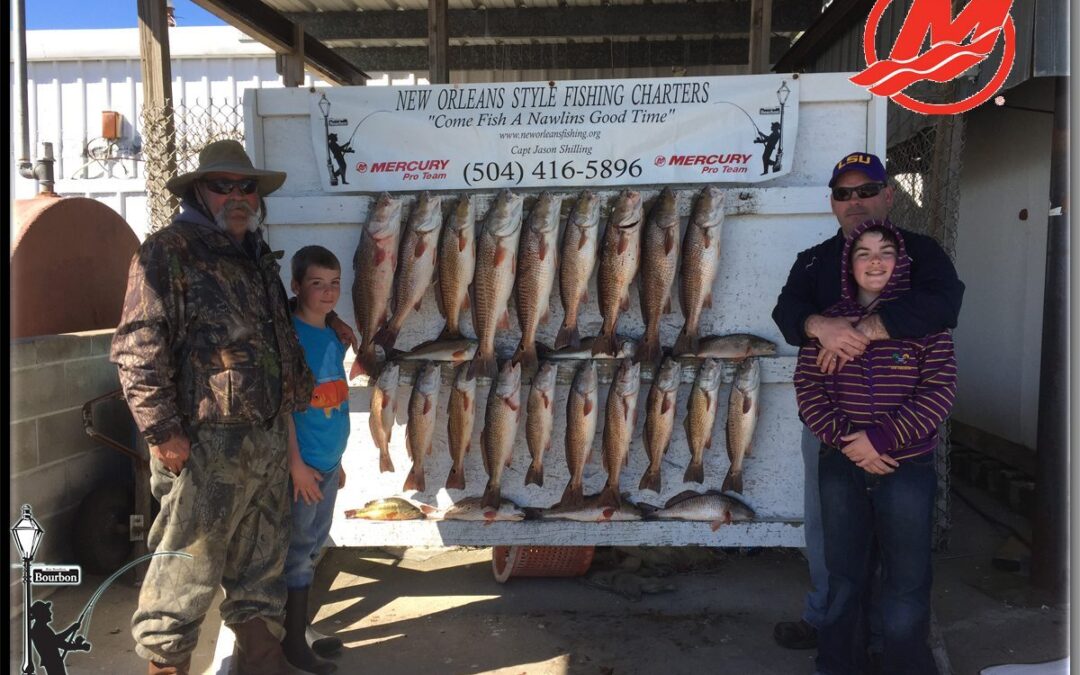 Rolling Right Along with February Catching Red Fish/ New Orleans Fishing Report 2/11/2016