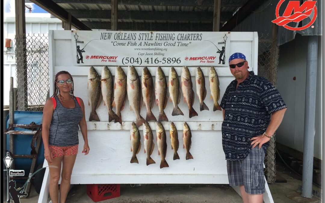 Catching Red Fish New Orleans Style !!