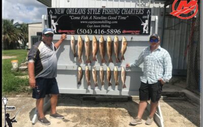 Pennsylvania and Oklahoma fishermen catching reds