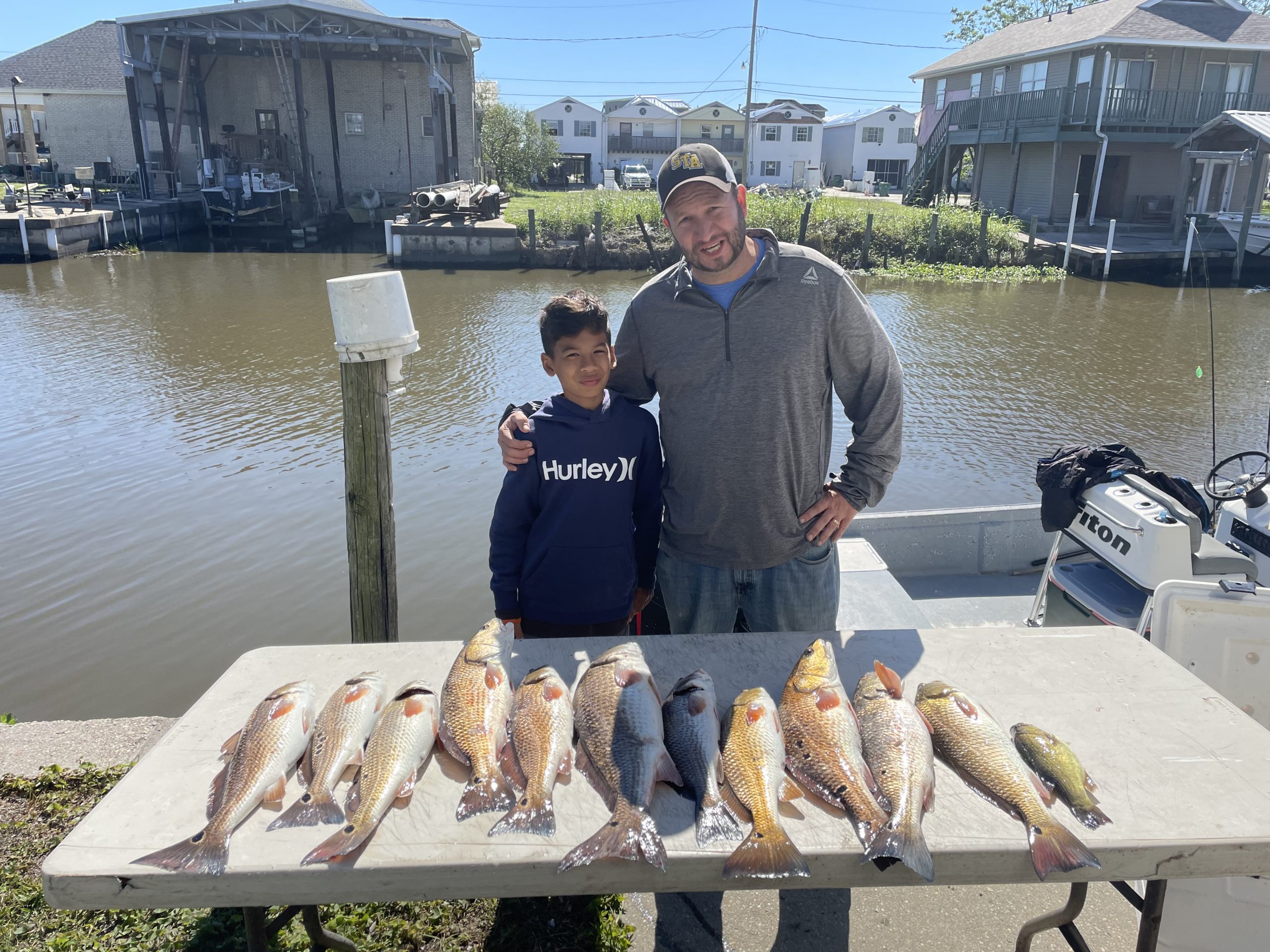 New Orleans Style Fishing Charter Catch of the Day